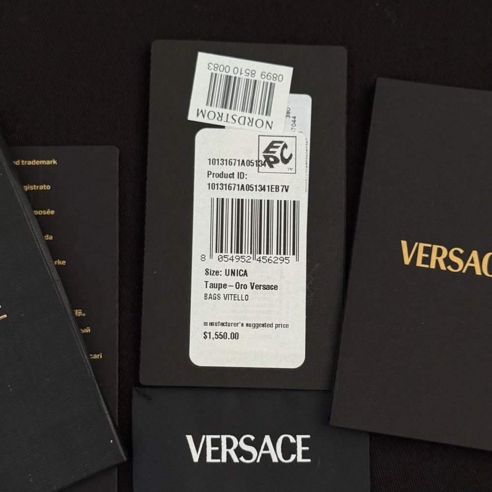 Versace Brand New Shoulder Hobo Greca Goddess Bag in Calf Leather. AUTHENTIC!!! - Picture 6 of 15